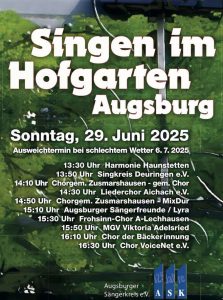 Singen im Hofgarten 2025
